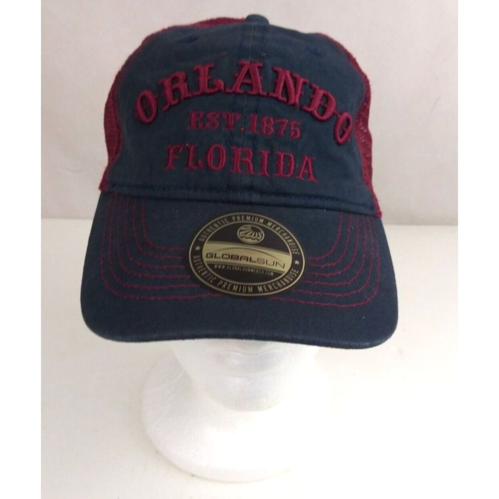Orlando Est. 1875 Florida Mesh Back Embroidered Snapback Baseball Cap